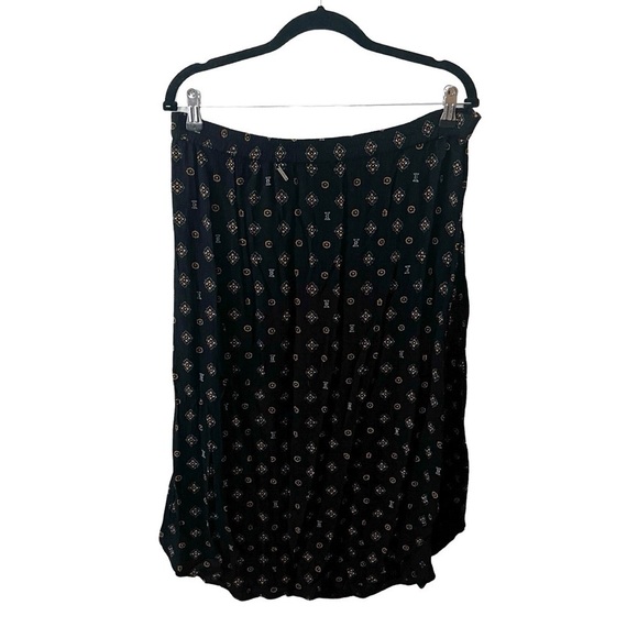 VOLCOM Champain Trail Midi Skirt Black Sz L - Picture 3 of 6